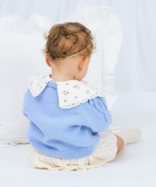 apres les cours（アプレレクール）の「スカート付きニットブルマ（その他ベビーウェア・キッズ・アイボリー/ピンク・80）」の9枚目の写真