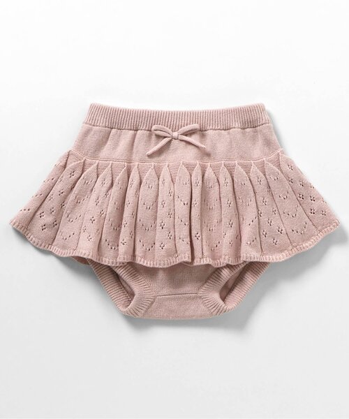 apres les cours（アプレレクール）の「スカート付きニットブルマ（その他ベビーウェア・キッズ・アイボリー/ピンク・80）」の15枚目の写真
