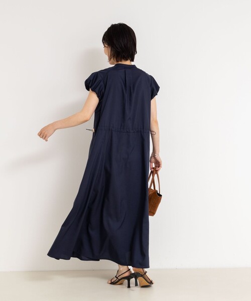【美品】半袖ドロストシャツワンピース セール】ドロストシャツワンピース（ワンピース）｜NOLLEY'S