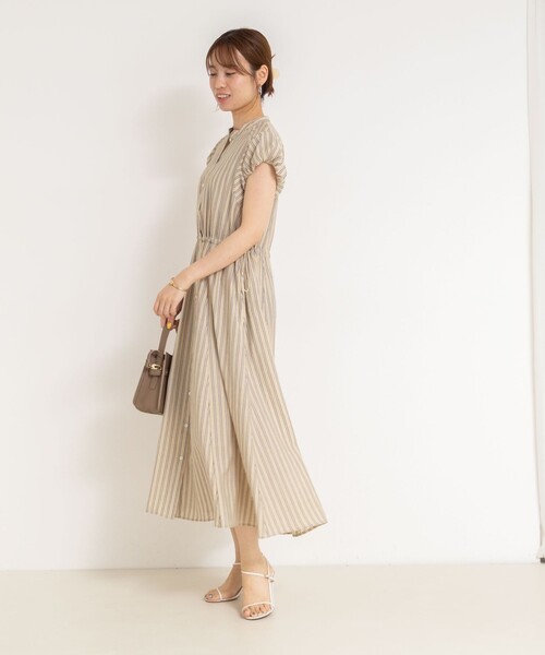 【美品】半袖ドロストシャツワンピース セール】ドロストシャツワンピース（ワンピース）｜NOLLEY'S