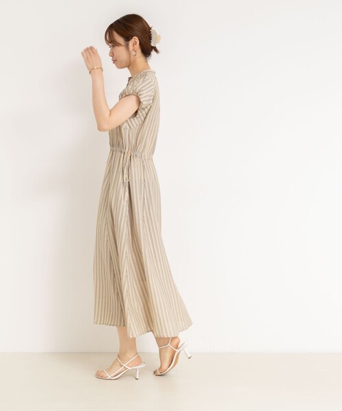 【美品】半袖ドロストシャツワンピース セール】ドロストシャツワンピース（ワンピース）｜NOLLEY'S