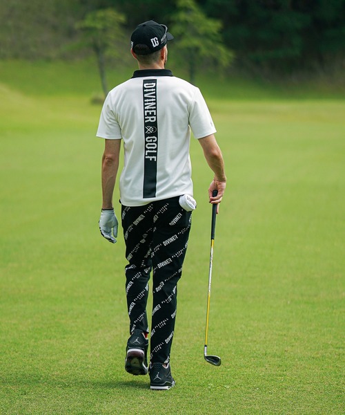 ホワイト メッシュ ゴルフシャツ