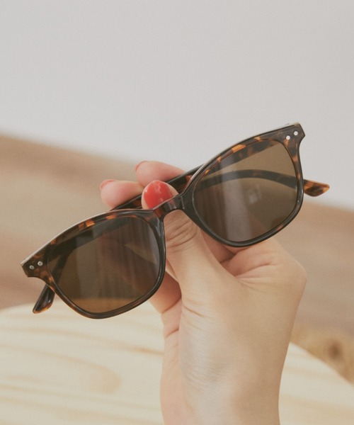 MERLOT（メルロー）の「ライトフレームクラウンパントサングラス（サングラス・レディース・クリア/ブラック/ブラウン・FREE）」の9枚目の写真