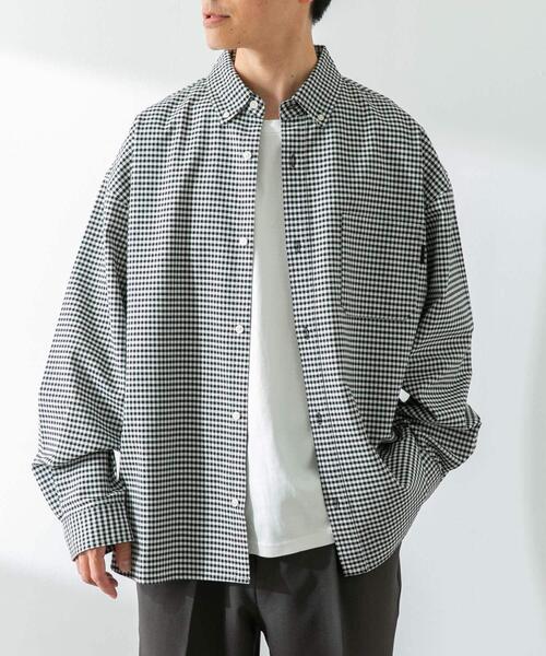 セール】抗菌オックスボタンダウンオーバーシャツ（シャツ/ブラウス