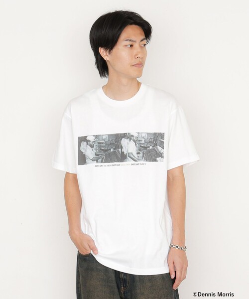 BEAMS（ビームス）の「【別注】Dennis Morris / Lee Perry T-shirt①（Tシャツ/カットソー・メンズ・ホワイト・MEDIUM/LARGE/X-LARGE/XX-LARGE）」の7枚目の写真