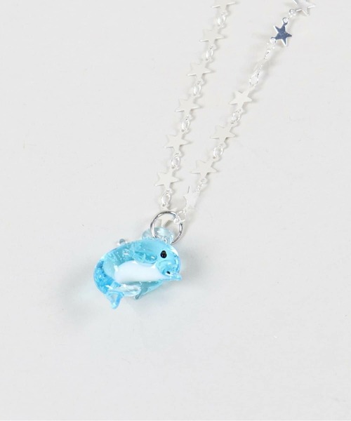 メタルスターネックレス/ドルフィン/イルカ/NEO森ガール（ネックレス