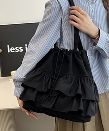 ONEP STAR（ワンピスター）の「フリルデザイントートバッグ（ショルダーバッグ）」