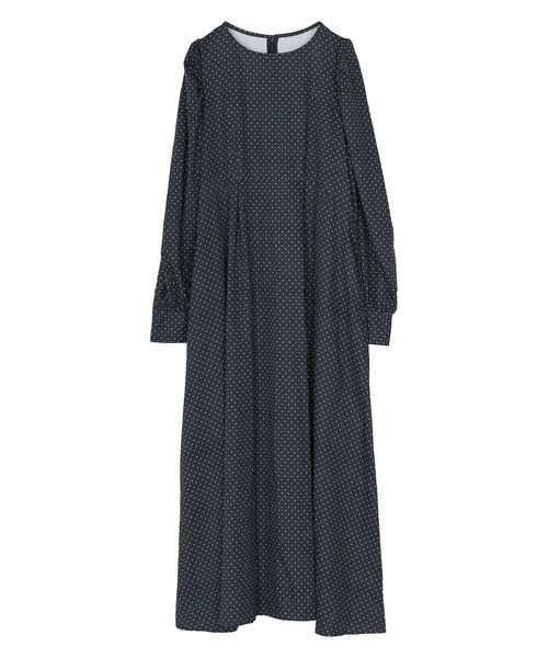 titivate(ティティベイト)の「ボリュームギャザースリーブフレアワンピース(ワンピース・レディース・ブルー系その他/ドット/ブラック系その他・S/L/M)」の22枚目の写真