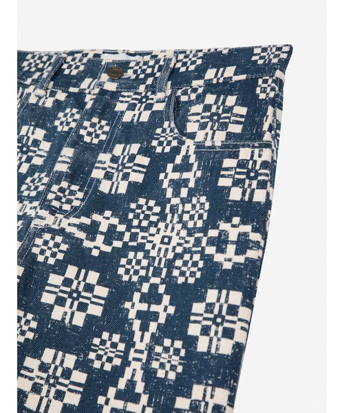 BOBO CHOSES(ボボショーズ)の「Kaleidoscope pattern high waist jeans(デニムパンツ・レディース・ダークブルー・M/L/XL/XS/S)」の3枚目の写真