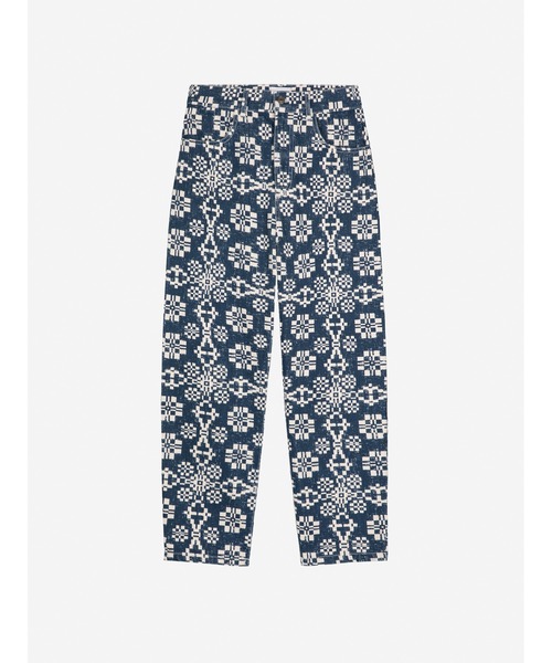 BOBO CHOSES(ボボショーズ)の「Kaleidoscope pattern high waist jeans(デニムパンツ・レディース・ダークブルー・M/L/XL/XS/S)」の9枚目の写真