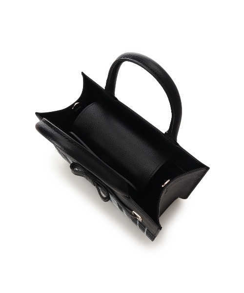 Samantha Thavasa(サマンサタバサ)の「チェック柄エムシュシュⅢ トートバッグ(トートバッグ・レディース・グレイッシュベージュ/ブラック/オフホワイト・FREE)」の7枚目の写真