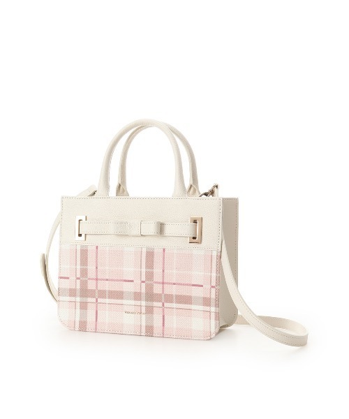 Samantha Thavasa(サマンサタバサ)の「チェック柄エムシュシュⅢ トートバッグ(トートバッグ・レディース・グレイッシュベージュ/ブラック/オフホワイト・FREE)」の18枚目の写真