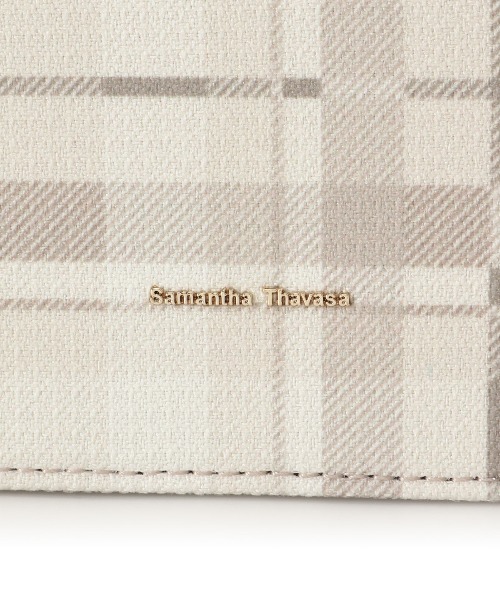 Samantha Thavasa(サマンサタバサ)の「チェック柄エムシュシュⅢ トートバッグ(トートバッグ・レディース・グレイッシュベージュ/ブラック/オフホワイト・FREE)」の13枚目の写真