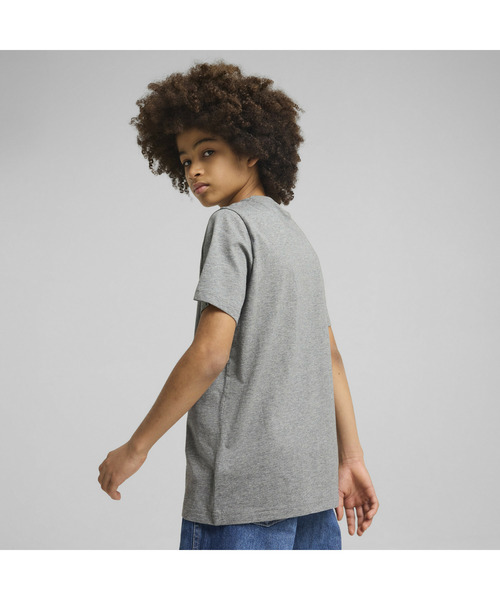 PUMA（プーマ）の「PUMA プーマ ボーイズ ESS 2 カラー NO.1 ロゴ 半袖 Tシャツ 120-160cm（Tシャツ/カットソー・キッズ・イエロー/ブラック/ヘザーグレー・120/130/140/150/160）」の5枚目の写真