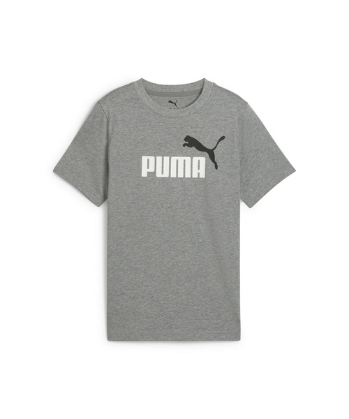 PUMA（プーマ）の「PUMA プーマ ボーイズ ESS 2 カラー NO.1 ロゴ 半袖 Tシャツ 120-160cm（Tシャツ/カットソー・キッズ・イエロー/ブラック/ヘザーグレー・120/130/140/150/160）」の8枚目の写真