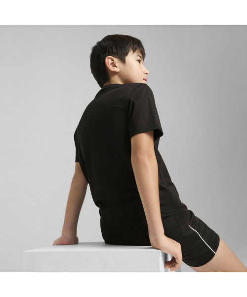 PUMA（プーマ）の「PUMA プーマ ボーイズ ESS 2 カラー NO.1 ロゴ 半袖 Tシャツ 120-160cm（Tシャツ/カットソー・キッズ・イエロー/ブラック/ヘザーグレー・120/130/140/150/160）」の10枚目の写真