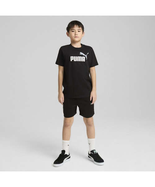 PUMA（プーマ）の「PUMA プーマ ボーイズ ESS 2 カラー NO.1 ロゴ 半袖 Tシャツ 120-160cm（Tシャツ/カットソー・キッズ・イエロー/ブラック/ヘザーグレー・120/130/140/150/160）」の12枚目の写真