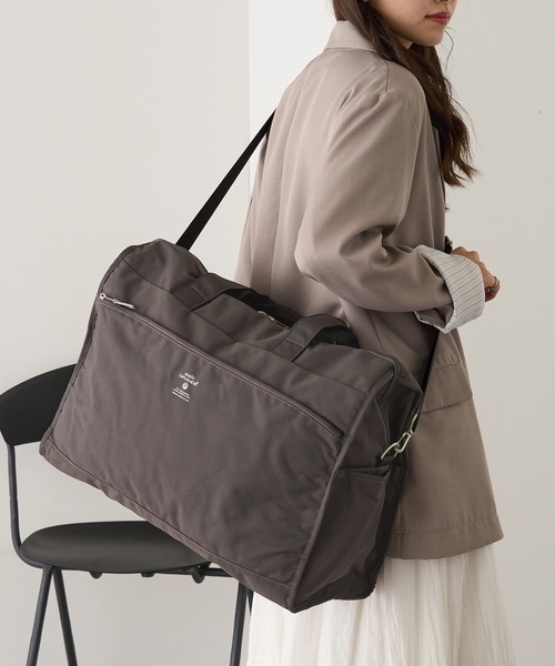 anello(アネロ)の「【anello】GTM0178Z キャビン 2WAYボストンL(ボストンバッグ・レディース・ライトグレー/ネイビー/ダークグレー/ブラック・FREE)」の11枚目の写真