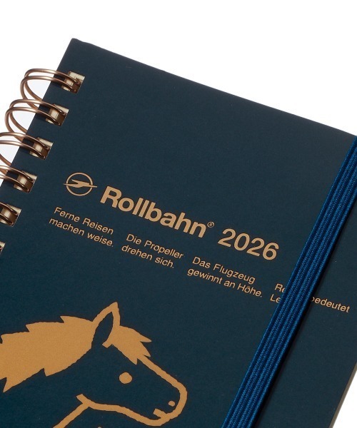 Rollbahn（ロルバーン）の「【2026年版／2025年10月始まり手帳】ロルバーンダイアリー ポニー スリム（手帳/メモ帳・レディース・ブラック/クリーム/ライトイエロー/グリーン/ライトブルー/ライトピンク・FREE）」の8枚目の写真