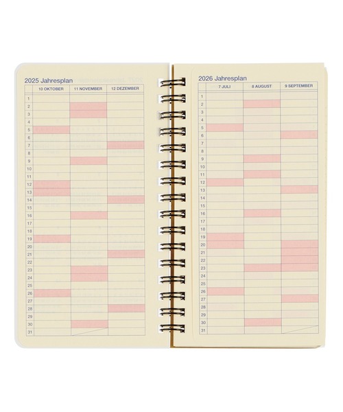 Rollbahn（ロルバーン）の「【2026年版／2025年10月始まり手帳】ロルバーンダイアリー ポニー スリム（手帳/メモ帳・レディース・ブラック/クリーム/ライトイエロー/グリーン/ライトブルー/ライトピンク・FREE）」の13枚目の写真