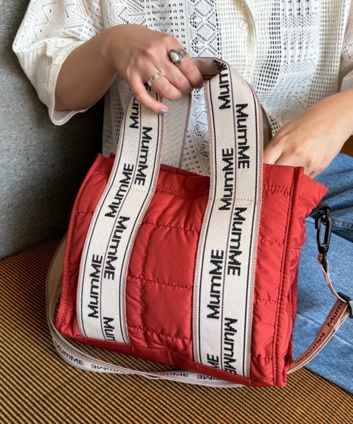 CIAOPANIC TYPY(チャオパニックティピー)の「【MumME】キルティングショルダーBAG(ショルダーバッグ・レディース・オレンジ/ホワイト/ブラック/グレー・ONE SIZE)」の4枚目の写真