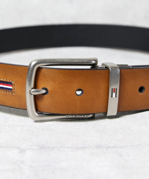 TOMMY HILFIGER（トミーヒルフィガー）の「TOMMY HILFIGER リバーシブルレザーベルト（ベルト・メンズ・ブラウン系その他・32/36/34/38）」の6枚目の写真