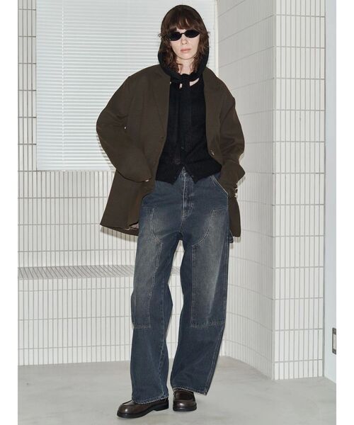 VEQUM（VEQUM）の「【VEQUM】CURVE ROUND LOAFER（ローファー・レディース・ブラック・35/36/37）」の3枚目の写真