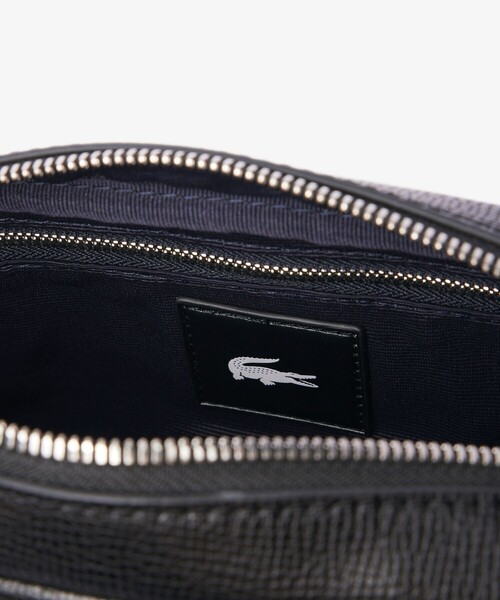 LACOSTE(ラコステ)の「オシアン レザーレポーターバッグ(ショルダーバッグ・メンズ・ブラック/モスグリーン/グレー・FREE)」の17枚目の写真