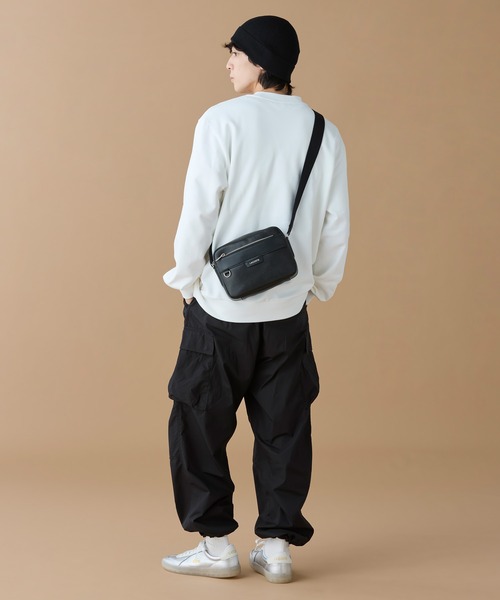 オシアン レザーレポーターバッグ（ショルダーバッグ）｜LACOSTE