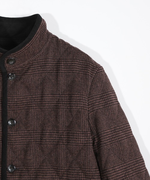 MEN'S BIGI（メンズビギ）の「クラシックツイードスタンドカラーブルゾン（ブルゾン・メンズ・ブラウン系その他/グレー系その他/ネイビー・04/03/02/01）」の5枚目の写真