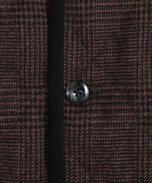 MEN'S BIGI（メンズビギ）の「クラシックツイードスタンドカラーブルゾン（ブルゾン・メンズ・ブラウン系その他/グレー系その他/ネイビー・04/03/02/01）」の6枚目の写真