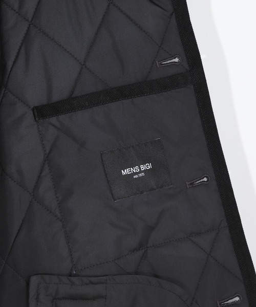 MEN'S BIGI（メンズビギ）の「クラシックツイードスタンドカラーブルゾン（ブルゾン・メンズ・ブラウン系その他/グレー系その他/ネイビー・04/03/02/01）」の9枚目の写真