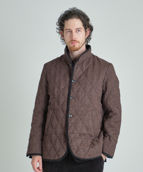 MEN'S BIGI（メンズビギ）の「クラシックツイードスタンドカラーブルゾン（ブルゾン・メンズ・ブラウン系その他/グレー系その他/ネイビー・04/03/02/01）」の21枚目の写真