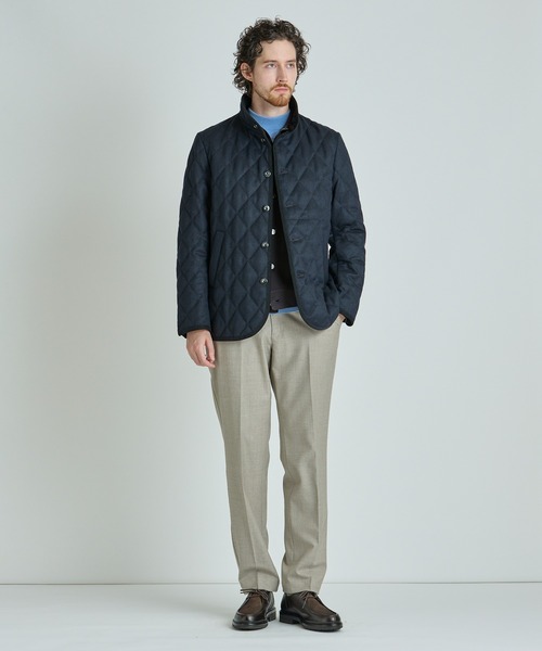 MEN'S BIGI（メンズビギ）の「クラシックツイードスタンドカラーブルゾン（ブルゾン・メンズ・ブラウン系その他/グレー系その他/ネイビー・04/03/02/01）」の15枚目の写真