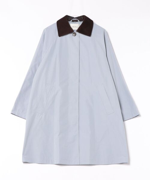 Mila Owen（ミラオーウェン）の「Ａラインステンカラーコート（ステンカラーコート・レディース・ライトブルー/ベージュ/ブラウン・1/0）」の3枚目の写真