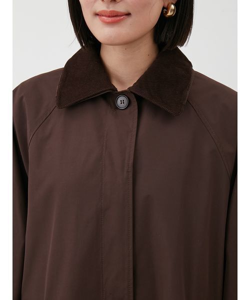 Mila Owen（ミラオーウェン）の「Ａラインステンカラーコート（ステンカラーコート・レディース・ライトブルー/ベージュ/ブラウン・1/0）」の11枚目の写真