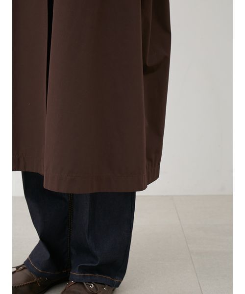 Mila Owen（ミラオーウェン）の「Ａラインステンカラーコート（ステンカラーコート・レディース・ライトブルー/ベージュ/ブラウン・1/0）」の14枚目の写真