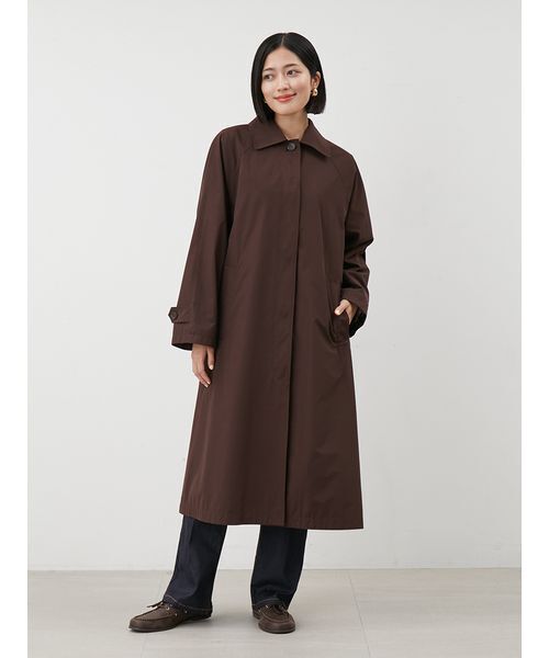 Mila Owen（ミラオーウェン）の「Ａラインステンカラーコート（ステンカラーコート・レディース・ライトブルー/ベージュ/ブラウン・1/0）」の22枚目の写真
