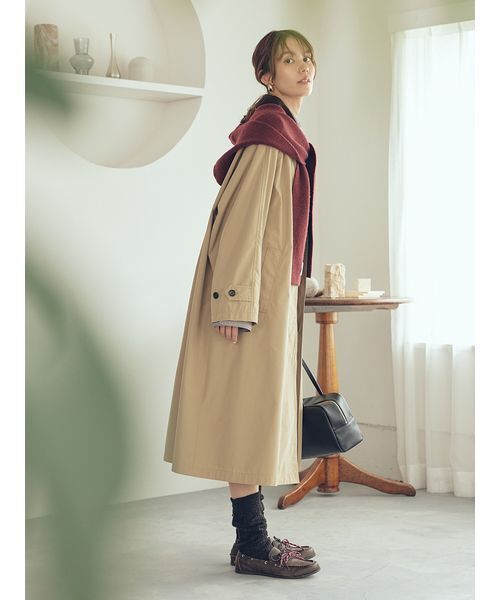 セール】Aラインステンカラーコート（ステンカラーコート）｜Mila  