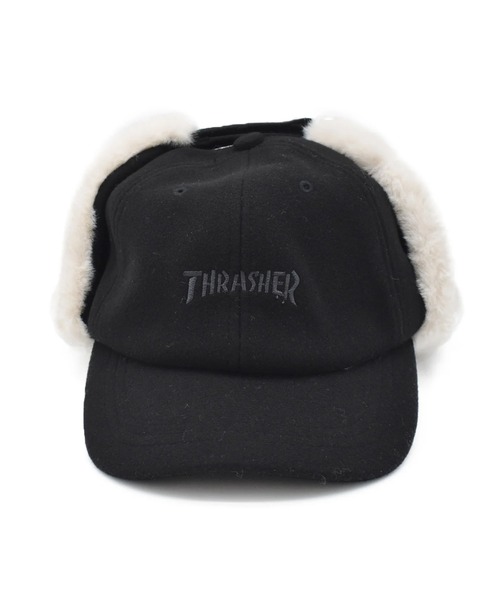 THRASHER（スラッシャー）の「THRASHER/スラッシャー キャップ ボア付きフライトキャップ 25TH-C55（キャップ・メンズ・オートミール/ブラック/ベージュ・FREE）」の15枚目の写真