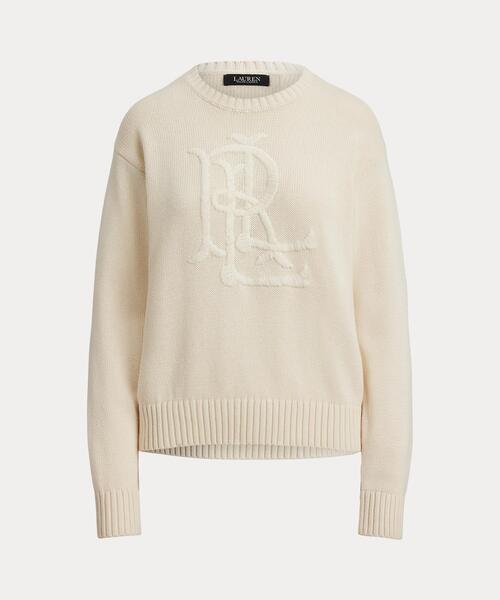エンブロイダリーロゴ コームド コットン セーター（ニット/セーター