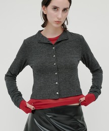 kiehtova | 【kiehtova】SMOOTH STAND NECK CARDIGAN/スムース スタンド ネック カーディガン(カーディガン/ボレロ)
