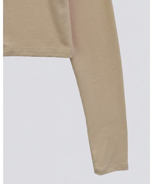 kiehtova（キエトヴァ）の「【kiehtova】SMOOTH STAND NECK CARDIGAN/スムース スタンド ネック カーディガン（カーディガン/ボレロ・レディース・ブラック/チャコールグレー/アイボリー/ベージュ・FREE）」の12枚目の写真