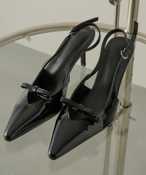 NEUNA(ヌナ)の「リボンボウミュール(パンプス・レディース・ブラック・36/38/40)」の17枚目の写真