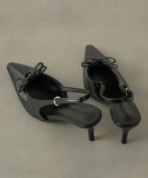 NEUNA(ヌナ)の「リボンボウミュール(パンプス・レディース・ブラック・36/38/40)」の19枚目の写真