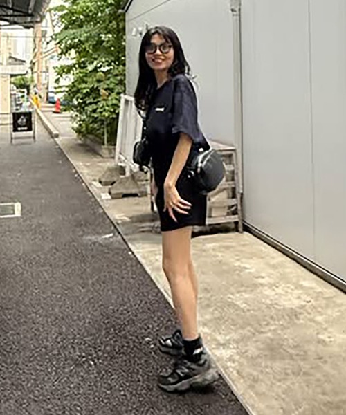 VENCEEXCHANGE（ヴァンスエクスチェンジ）の「【VENCE by ぷーさん】ダンボール ショートパンツ（その他パンツ・レディース・ブラック/杢グレー・S/M）」の14枚目の写真