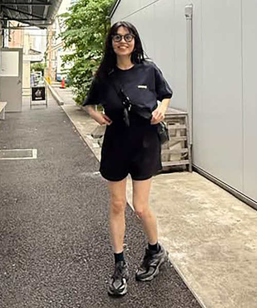 VENCEEXCHANGE（ヴァンスエクスチェンジ）の「【VENCE by ぷーさん】ダンボール ショートパンツ（その他パンツ・レディース・ブラック/杢グレー・S/M）」の15枚目の写真