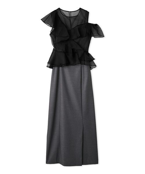 ラッフルブラウスセットドレス（ドレス）｜FRAY I.D（フレイアイディー