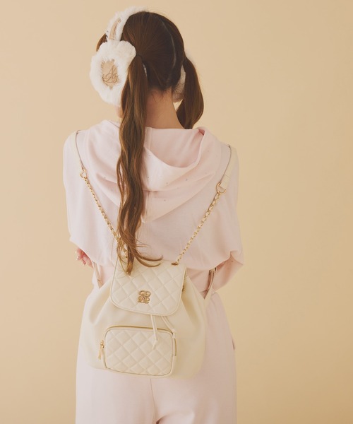 one after another NICE CLAUP（ワンアフターアナザーナイスクラップ）の「【セットアップ対応】ビジューショートパーカー（パーカー・レディース・ライトピンク/オフホワイト/チャコールグレー/杢グレー/ブラック系その他・FREE）」の21枚目の写真