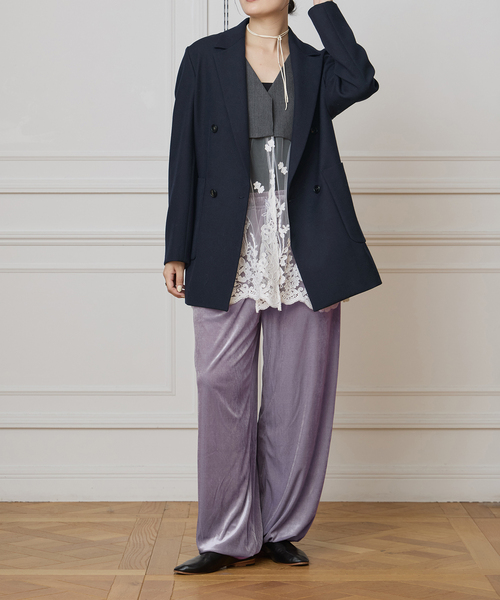 セール】IENA LA BOUCLE トリアセベロアイージーパンツ（その他パンツ